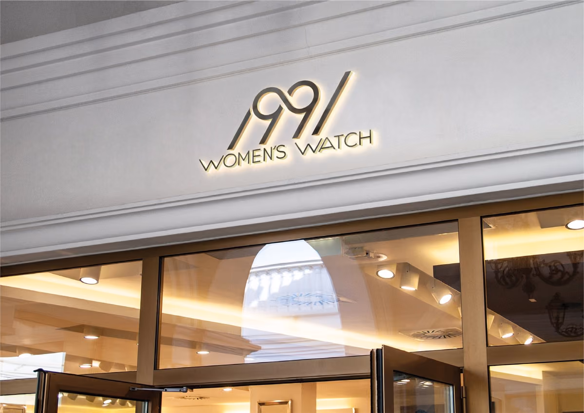 1991 Women's Watch brand identity