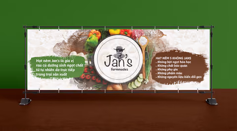 Jan's Farmmades packaging design